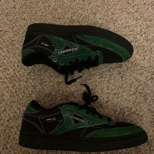 PLEASURES X REEBOK C CLUB 85